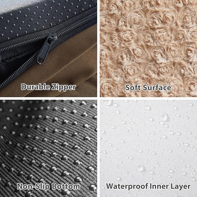 BFPETHOME Orthopedic Dog Beds for Large Dogs-Waterproof Sofa Dog Bed with Removable Washable Cover, Large Pet Bed with Waterproof Lining and Nonskid Bottom, Pet Bed for Dogs-Mewly Pet
