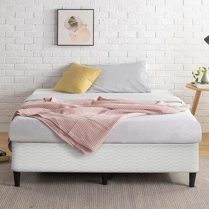 ZINUS Keenan Metal Mattress Foundation, Standing Box Spring, Headboard Brackets Included, Easy Assembly, King
