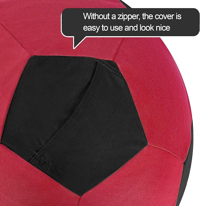 Herding Ball for Horse Ball & Cover 40" Large for Play Herding Ball Horse Toys for Horse (Red & Black)-Mewly Pet