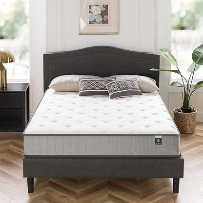 ZINUS 10 Inch Comfort Support Cooling Gel Hybrid Mattress, Full, Tight Top Innerspring Mattress, Motion Isolating Pocket Springs, Mattress in A Box