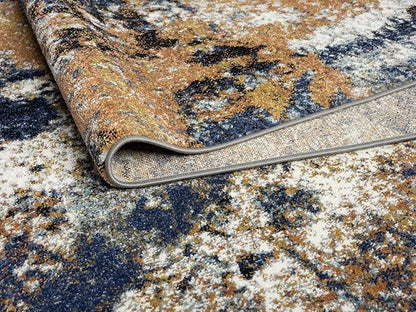 Keen Home Design Area Rugs - 2x3 Non-Shedding, Abstract Rugs for Kitchen, Living Room, Bedroom, Dining Room, Entryway - Size: 2' x 3', Multi