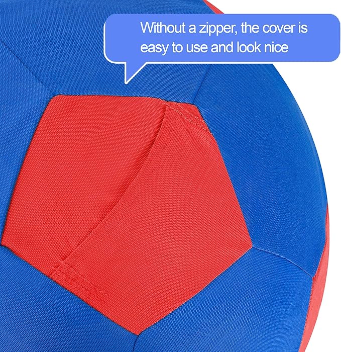 Herding Ball for Horse Ball & Cover 40" Large for Play Herding Ball Horse Toys for Horse (Blue & Red)-Mewly Pet