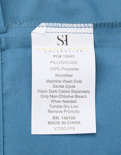 Queen Size Bed Sheets - Breathable Luxury Sheets with Full Elastic & Secure Corner Straps Built In - 1800 Supreme Collection Soft Deep Pocket Bedding, Sheet Set, EXTRA DEEP pocket - Queen, Denim