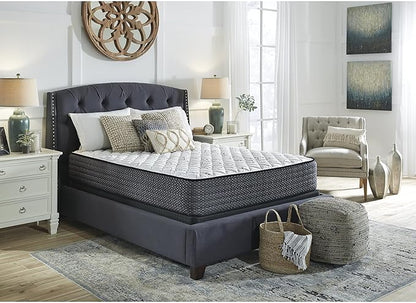 Signature Design by Ashley Full Size Limited Edition 11 inch Firm Hybrid Mattress with Lumbar Support Gel Memory Foam, Fiberglass Free, Mattress In A Box