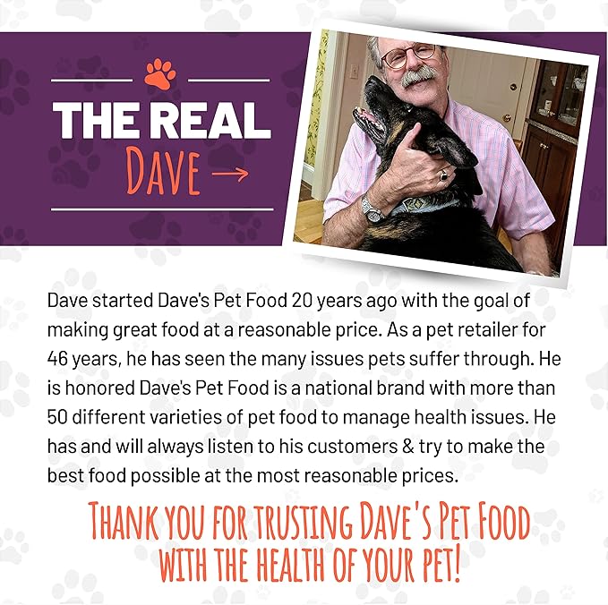 Dave's Pet Food Urinary Tract Cat Food Wet (Chicken Pate in Gravy), Non-Prescription Low Magnesium Restricted Diet Canned Cat Food, Added Vitamins, Vet Recommended, 5.5 oz (24 Pack)-Mewly Pet