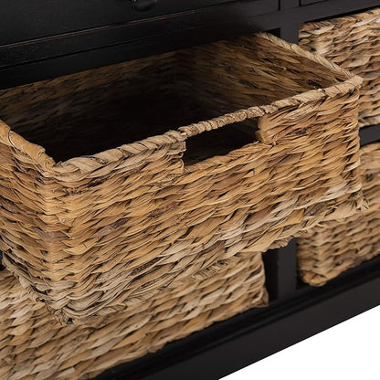 SAFAVIEH American Homes Collection Herman Vintage Black Storage Unit