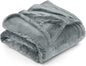Utopia Bedding Fleece Blanket Twin Size Ash Grey 300GSM Luxury Anti-Static Fuzzy Soft Microfiber Bed Blanket (60x80 Inch)