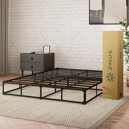 ZINUS 9 Inch Queen WonderBox(TM) Smart Box Spring, Quick Assembly Mattress Foundation, Durable Metal Frame, Grey
