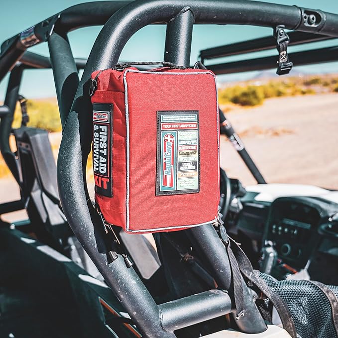 Rapid Care First Aid Kit – 300+ Piece Emergency Medical Kit with Bonus 95-Piece Travel Pack – Outdoor, Workplace, and Home Use – Color Coded & Labeled for Quick Access-Mewly Pet