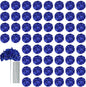 AVIVIHO 65Pcs Royal Blue Flowers Hydrangea Artificial Flowers Bulk Realistic Fake Hydrangeas Silk Flowers with Stems for Home,Weddings,Party,Table Centerpieces,Father's Day,Baby Shower Decor