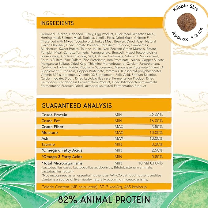 Blackwood Bounty Dry Cat Food, Chicken & Turkey Recipe for All Life Stages, 10 Pound Bag, High Protein, Grain Free-Mewly Pet