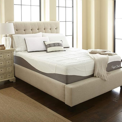 Perfect Cloud Made in The USA Elegance Plush Gel-Infused 12-inch Memory Foam Mattress - Pressure Relieving - Bed-in-a-Box (California King)