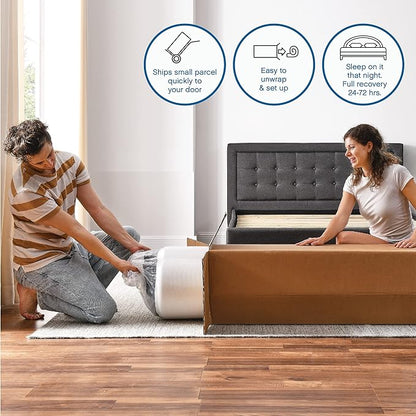 Cool Gel Chill 14 Inch Medium Firm Memory Foam Mattress Twin Size, with Bonus CoolGel Memory Foam Bed Pillow, 14" with Pressure Relief, CertiPUR-US Certified, Cooling Twin Mattress in a Box