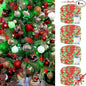 4 Pack Red and Green Christmas String Lights, Each 20FT 60 LED Fairy Lights Battery Operated with Timer, Waterproof Twinkle Lights for Outdoor and Indoor Bedroom Home Yard Patio Christmas Decorations