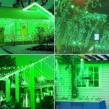 Battery Operated String Lights with Remote Timer - Waterproof, 8 Modes, Green (16.4ft), Indoor/Outdoor Decorations for Bedroom, Garden, Party, Xmas Tree
