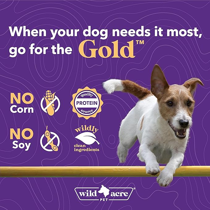 Wild Acre Goat Milk Powder for Dogs - Complete Protein Goat Milk with Nutritional Yeast for Sensitive Stomachs - Gentle Probiotic & Prebiotic Protein for Dogs, Puppies and Cats - 7oz-Mewly Pet