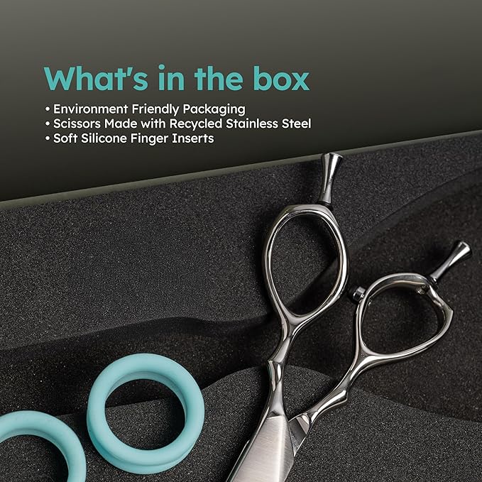 8" Dog Grooming Scissors – Handcrafted, Ergonomic, VG10 Stainless Steel for Sharper, Tougher, Better Edge Retention, Lightweight Shears with 3D Convex Blade for Dogs and Cats-Mewly Pet