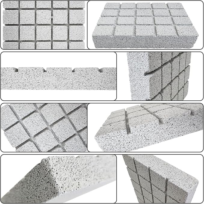 Hamiledyi 2PCS Rabbit Scratching Pads Bunny Lava Grinding Claw Pads Small Animal Foot Pads Hamster Scratch Board Chew Toys for Gerbil Chinchilla Hedgehog Guinea Pig Cage Accessories-Mewly Pet