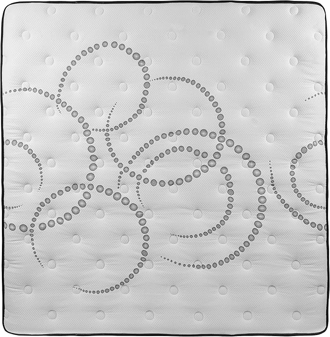Flash Furniture Capri Comfortable Sleep 10 Inch CertiPUR-US Certified Hybrid Pocket Spring Mattress, King Mattress in a Box, White