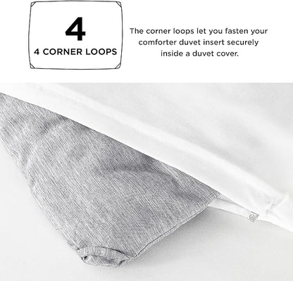 Bedsure Oversized King Comforter Set - Grey Soft Bedding for All Seasons, Cationic Dyed Bed Set, 3 Pieces, 1 Oversized King Size Comforter (120"x98") and 2 Pillow Shams (20"x36"+2")