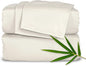 Twin XL Sheets by Pure Bamboo, Genuine 100% Organic Viscose Derived from Bamboo Bed Sheet Set, Luxuriously Soft & Cooling, Double Stitching, Lifetime Quality Promise (Twin XL, Ivory)