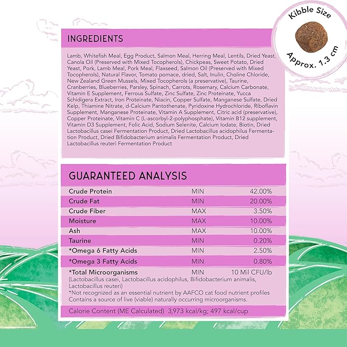 Blackwood Bounty Dry Cat Food, Red Meat Recipe for All Life Stages, 2 Pound Bag, High Protein, Grain Free-Mewly Pet