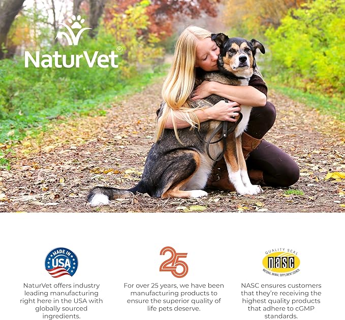 NaturVet VitaPet Senior Daily Vitamin Dog Supplements Plus Glucosamine – Includes Full-Spectrum Vitamins, Minerals – Joint Support for Older, Active Dogs – 120 Ct. Soft Chews-Mewly Pet