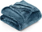 Utopia Bedding Fleece Blanket King Size Stone Blue 300GSM Luxury Fuzzy Soft Anti-Static Microfiber Bed Blanket (90x102 Inch)