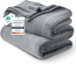 Bedsure GentleSoft Fleece King Size Blankets for Bed Grey - Soft Lightweight Plush Cozy Fuzzy Luxury Warm Winter Blanket Microfiber, Room Home Decor Gifts for Women and Men, 108x90 inches