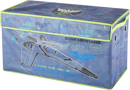 Idea Nuova Pixar Lightyear Collapsible Children’s Toy Storage Trunk, Durable with Lid
