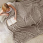 Bedsure GentleSoft Mocha Meringue Fleece Blanket for Couch - Cozy Soft Blankets for Women, Cute Small Throws for Girls, 108x90 Inches