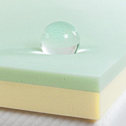 ZINUS 4 Inch Green Tea Memory Foam Mattress Topper, Pressure-Relieving Layers, CertiPUR-US Certified, Twin