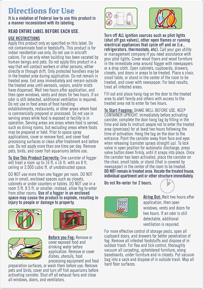 PetArmor Home Fogger, Kills Fleas, Ticks, Mosquitoes & Other Listed Insects, Helps Eliminate Pet Odor, Clean Fresh Scent, Protects for 7 Months, 3 2oz Canisters-Mewly Pet