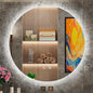 42" Round LED Bathroom Mirror, Backlit Vanity Larege Round Bathroom Mirror with Lights, LED Lighted, Dimmable, Anti-Fog, Touch, 3000K/4500K/6000K