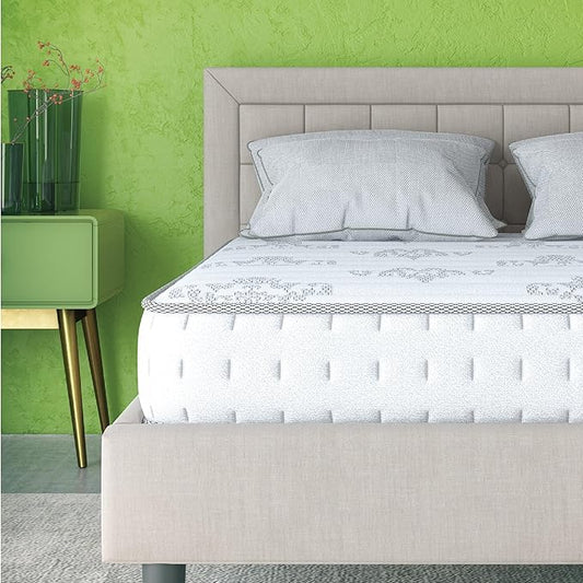 Classic Brands Decker Cool Gel Memory Foam and Innerspring Hybrid 10-Inch Mattress, Mattress in a Box, Twin XL