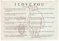 I love You Rectangular Canvas Banner-Boho Flag Wall Decor for Boy Girl Kids Friends,Nursery Baby Room Above Crib Bedroom Living Room Office-Kids Growth Stuff-Baby Shower Birthday Christmas Gift