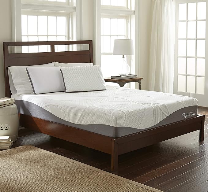 Perfect Cloud Made in The USA UltraPlush Charcoal-Infused 10 inch Memory Foam Mattress - Bed-in-a-Box (Full)
