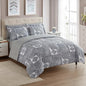 Sweet Home Collection 7 Piece Comforter Set Bag Solid Color All Season Soft Down Alternative Blanket & Luxurious Microfiber Bed Sheets, Tulsa, Queen