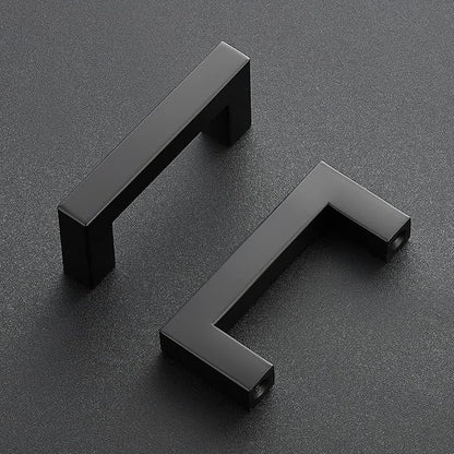 Ravinte 15 Pack Square Cabinet Pulls 2-1/2 Inch Black Kitchen Cabinet Handles Matte Black Kitchen Hardware for Cabinet Black Drawer Pulls Drawer Handles Come with Screwdriver