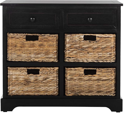 SAFAVIEH American Homes Collection Herman Vintage Black Storage Unit