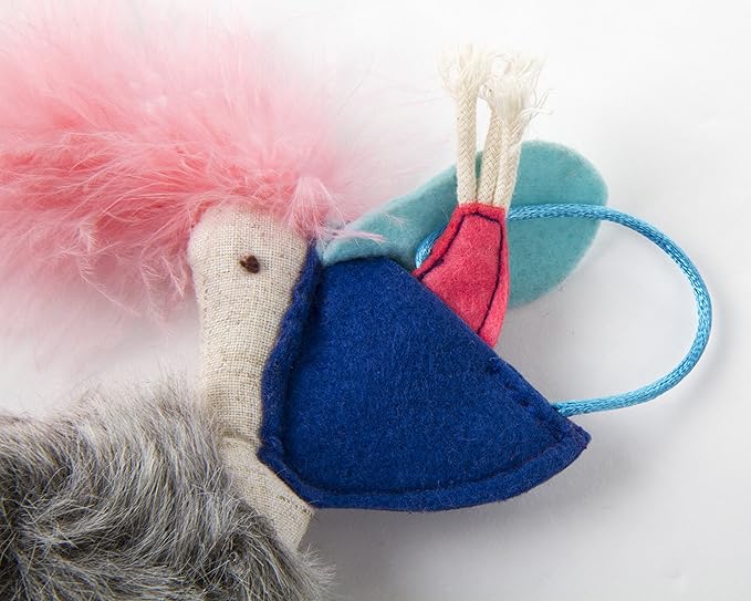Petlinks Hide & Peek Pelican Plush Catnip Cat Toy - Multi Color, One Sisze-Mewly Pet