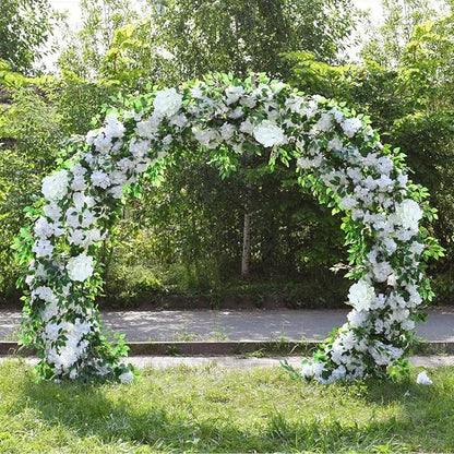 AVIVIHO 65Pcs White Hydrangea Artificial Flowers Bulk (Not Squished, No Steaming Need) Realistic Ivory Faux Hydrangeas Silk Flowers with Stems for Home,Weddings,Party,Centerpieces,Arch,Florals Decor
