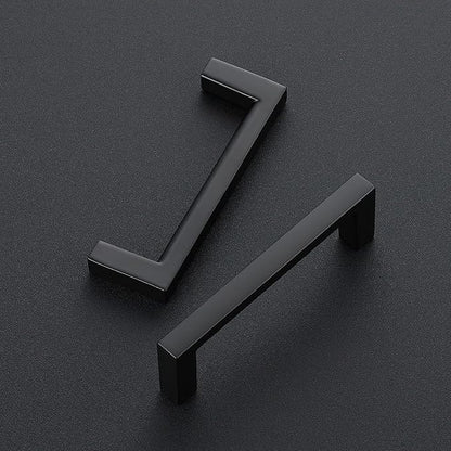 Ravinte 20 Pack Matte Black Cabinet Pulls, 3 Inch (76mm) Hole Center Slim Kitchen Handles, Square Drawer Pulls for Cabinets & Cupboards, Hardware