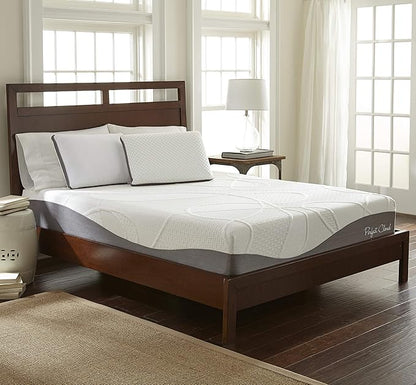 Perfect Cloud Made in The USA UltraPlush Charcoal-Infused 10 inch Memory Foam Mattress - Pressure Relieving - Bed-in-a-Box (Queen)