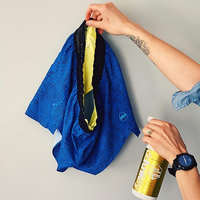 Odor Remover Spray, 16oz (2-Pack). 'Lavender' Essential Oil Odor Eliminator for Strong Odors on Fabric, Shoes, Activewear. 'ProvenSafe' Deodorizer for Pets, Kids & Sensitive Gear w/Ionic Silver-Mewly Pet