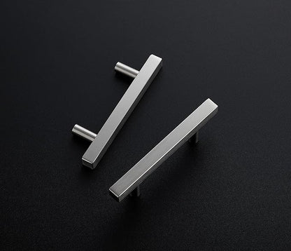 Ravinte 30 Pack Cabinet Handles 3 Inch Brushed Nickel Cabinet Pulls Square Hardware for Kitchen Cabinets - 5 Inch Total Length
