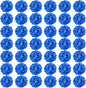 Auihiay 64PCS Royal Blue Hydrangea Artificial Flowers, Silk Hydrangea Heads with Stems, Fake Flowers for DIY Wedding Centerpiece, Home, Party, Baby Shower, Garden Decoration