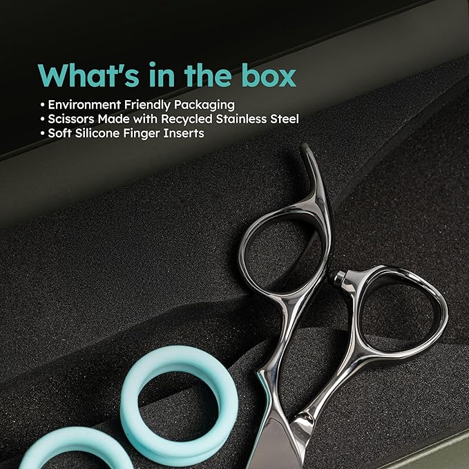 7" Dog Grooming Scissors – Handcrafted, Ergonomic, VG10 Stainless Steel for Sharper, Tougher, Better Edge Retention, Lightweight Shears with 3D Convex Blade for Dogs and Cats-Mewly Pet