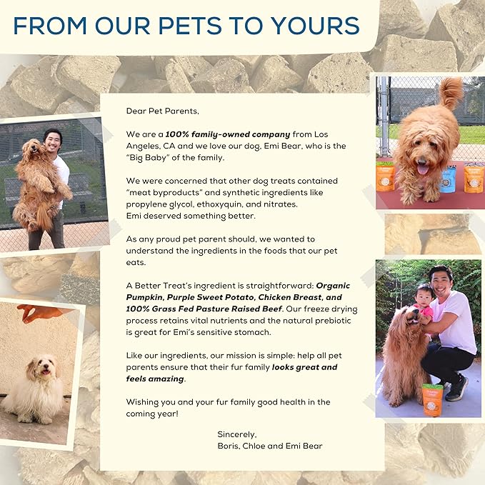 A Better Treat – Organic, Single Ingredient, Freeze Dried Pumpkin, Grass Fed & Finished Beef Liver, Chicken, Sweet Potato Dog Treats & Cat Treats | Natural, Healthy, Diabetic Friendly | Made in USA-Mewly Pet