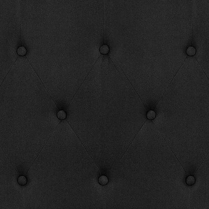 Flash Furniture Cambridge Tufted Upholstered Queen Size Headboard in Black Fabric